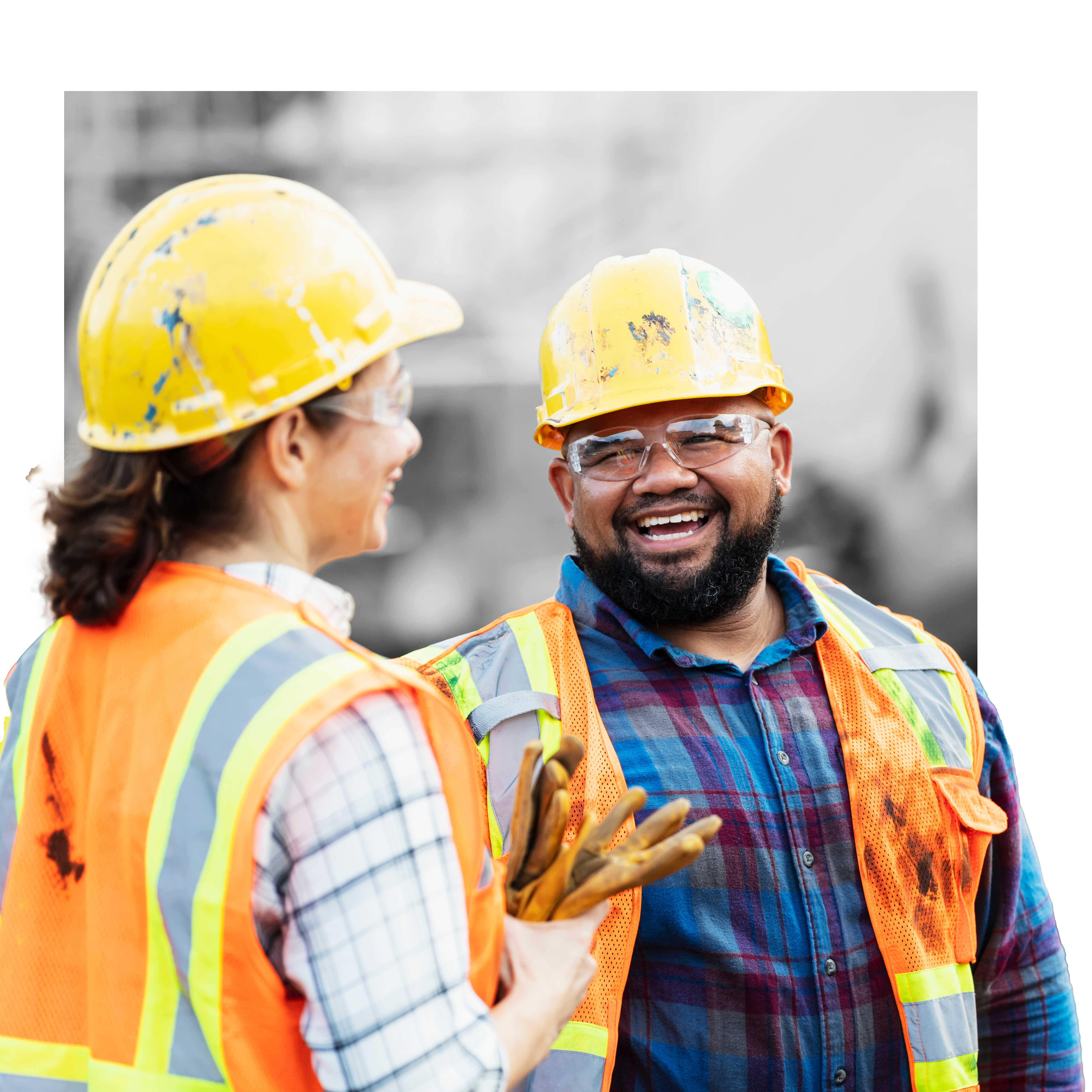 Workers Construction Site